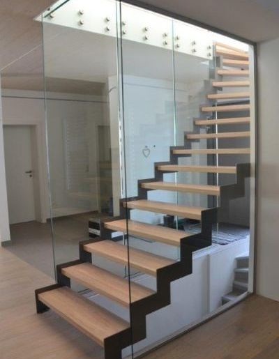 innenverglasung treppe geländer