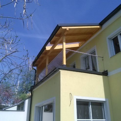 Aussenverglasung haus