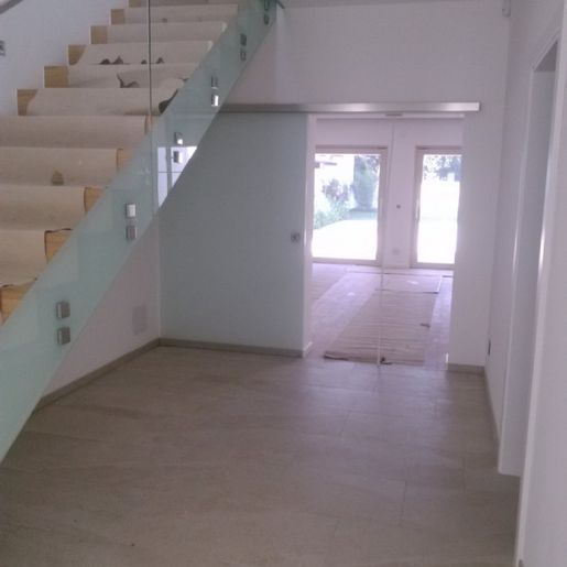 innenverglasung treppe geländer
