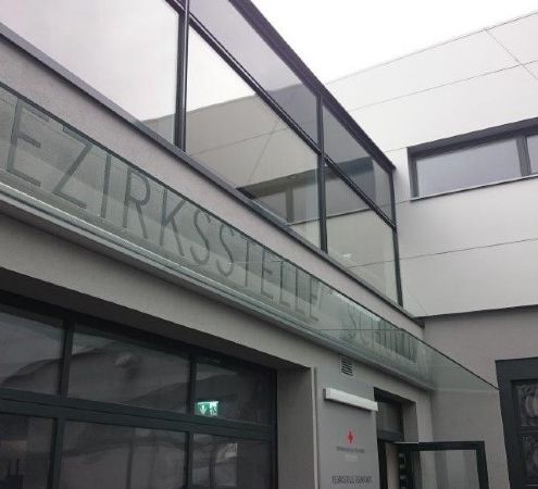 Glasdach terasse